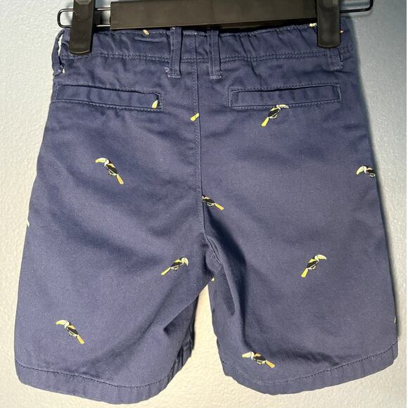 BABY GAP BOYS BLUE CHINOS WITH TOUCAN BIRDS SIZE 5 - Picture 2 of 11